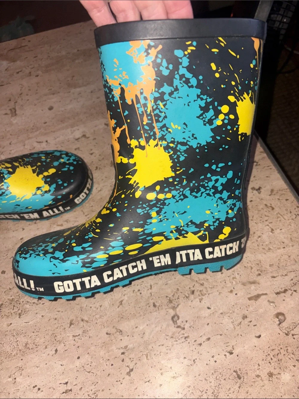 New Pokémon Rain Boots sz 12